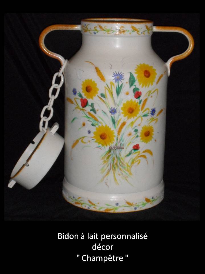 Bidon à lait Champêtre