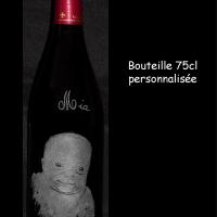 Bouteille 75cl personnalisee mia