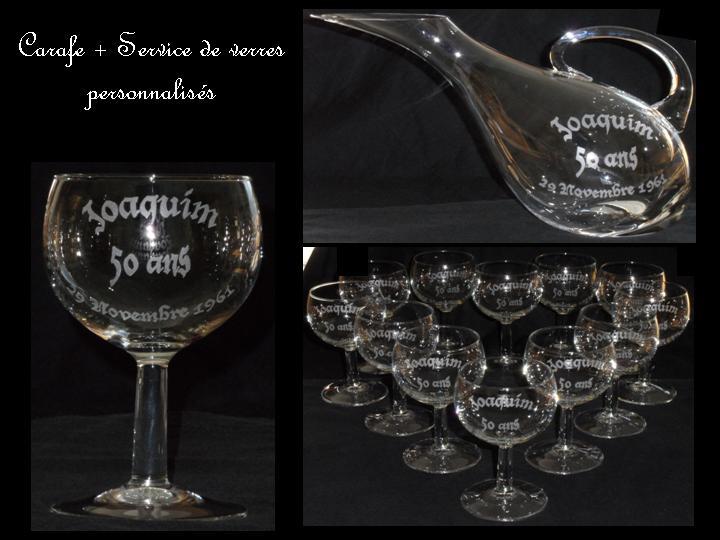 Service de verres + Carafe Joaquim
